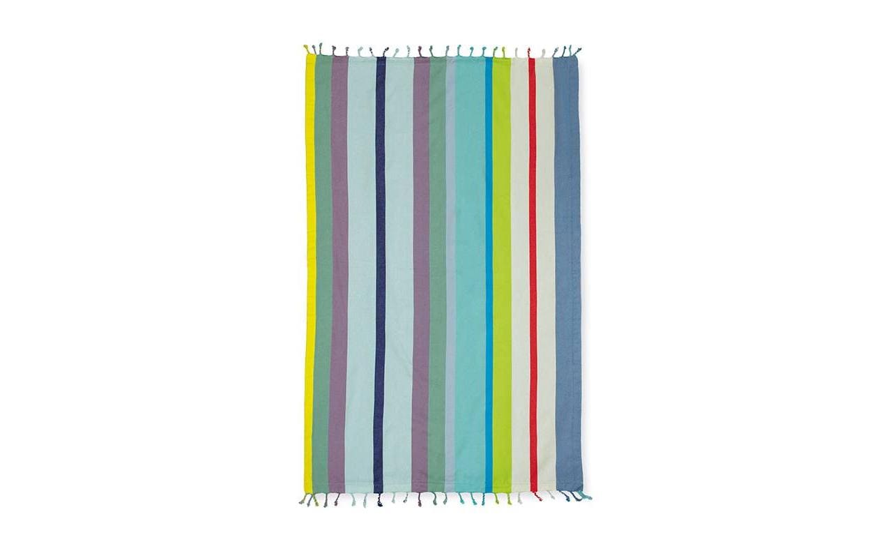 Remember Strandtuch Hamam Laguna multicolor 170x90x0.5 cm, BW/Microfaser