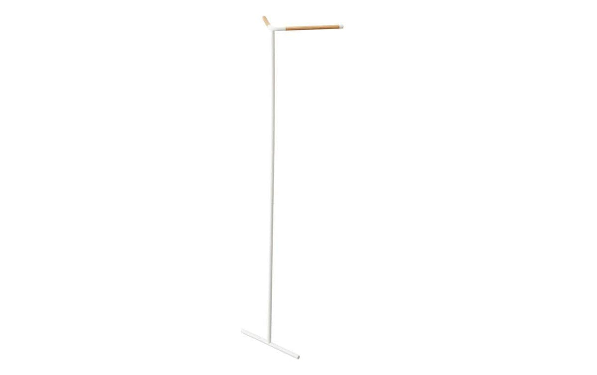 Yamazaki Garderobe Corner Tower weiss 48.5x31.5x160 cm, Metall/Holz