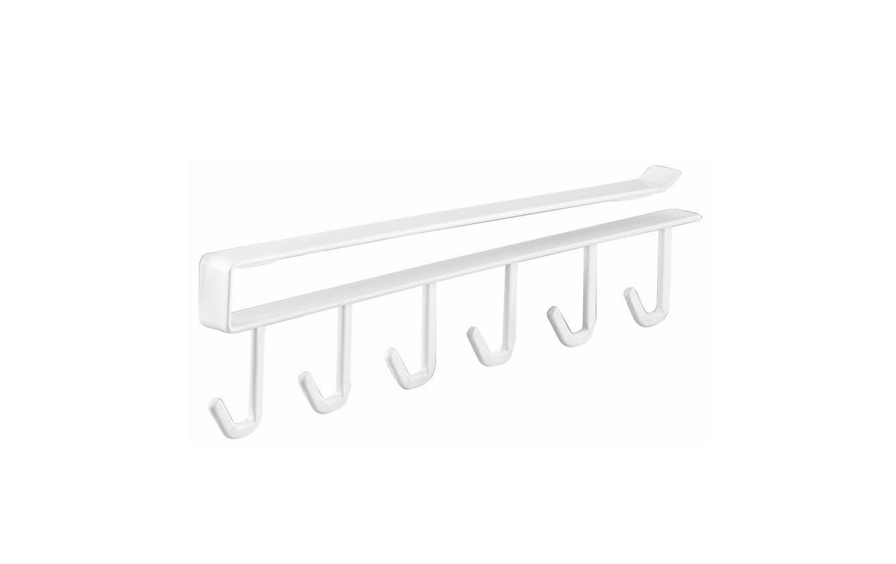 Yamazaki Unter-Regal Utensilienaufhänger Tower weiss 26x1.5x6.5 cm, Metall
