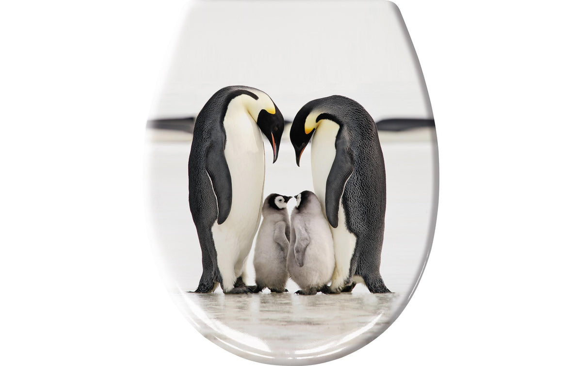Kleine Wolke Toilettensitz Jacksons Pinguin Grösse: 37x45cm, Duroplast, Absenkautomatik