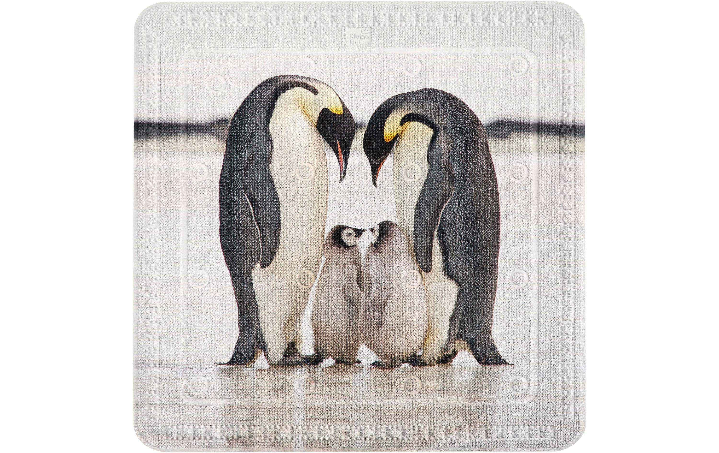 Kleine Wolke Duscheinlage Jackson Pinguin 53 x 53 cm, PVC