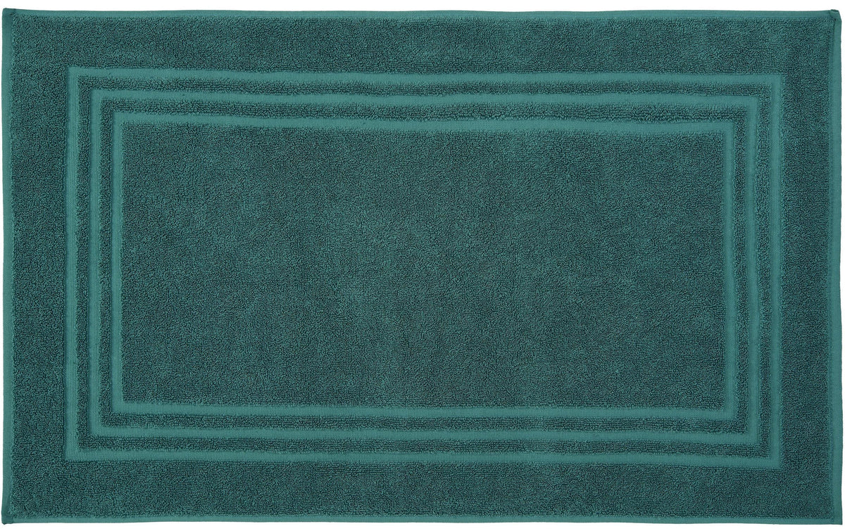 Kleine Wolke Frottiervorleger Lodge Smaragd 100% Baumwolle, 50x80cm, waschbar 60 Grad