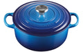 LE CREUSET Bräter rund SIGNATURE 24cm Durchmesser 24cm, azure