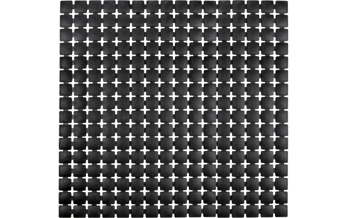 Kleine Wolke Duscheinlage Gatty 54 x 54 cm, Polypropylen / TPE, schwarz