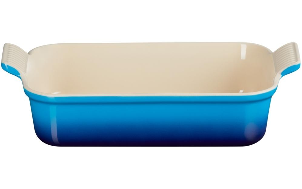 LE CREUSET AUFLAUFFORM 32cm Durchmesser 32cm, azure