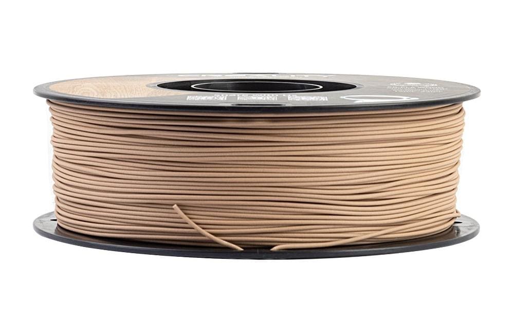 Creality, Filament PLA Holz Braun, 1.75 mm, 1.75mm Filament, 195-210Grad, 1Kg, Wood