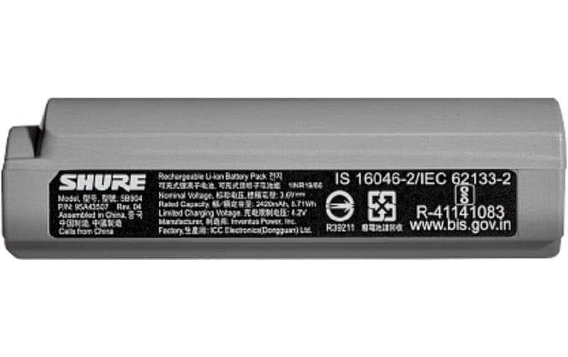 Shure SB904 SB904 Lithium-ion Akku