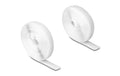 Delock Strapazierfähiges Klettband 5mx20mm mit Haft und Flauschband, weiss