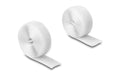 Delock Strapazierfähiges Klettband 1mx20mm mit Haft und Flauschband, weiss