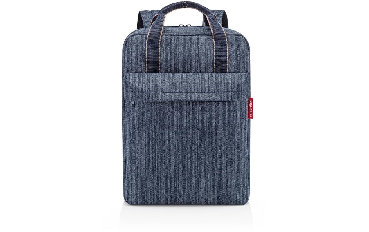 Reisenthel Rucksack allday backpack m herringbone dark blue, 15l, 30 x 39 x 13 cm