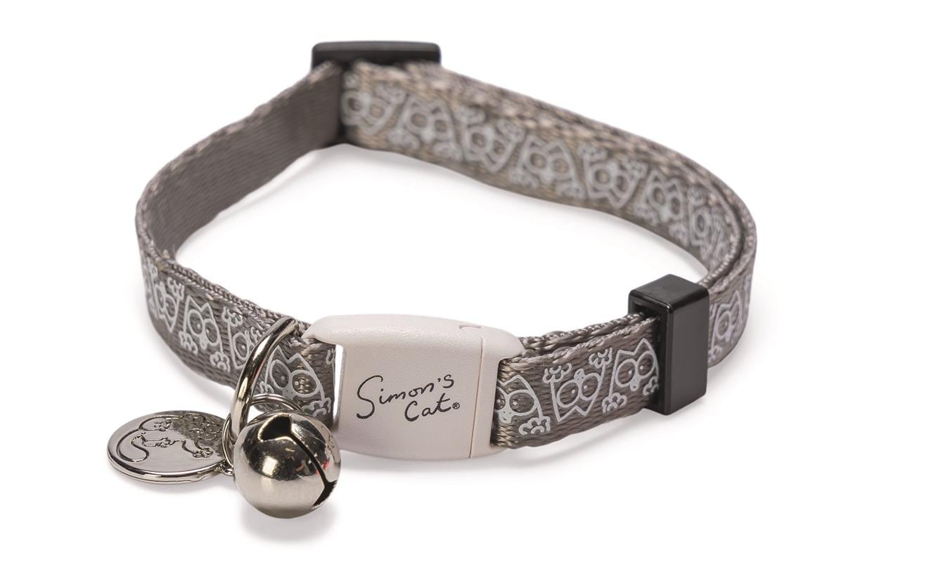 Simons Cat Katzenhalsband Grau 20-30 cm x 10mm