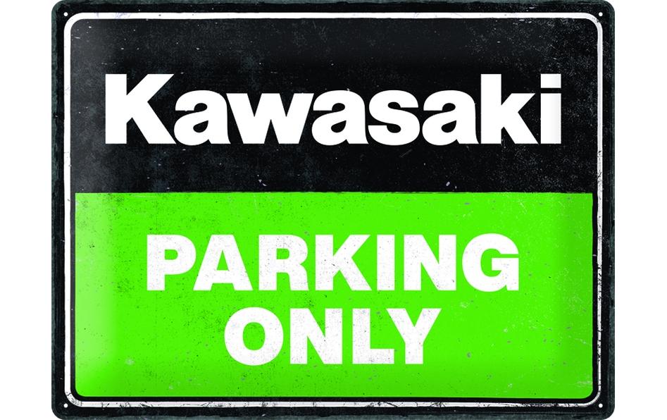 Nostalgic Art Schild Kawasaki Metall, 30x40 cm