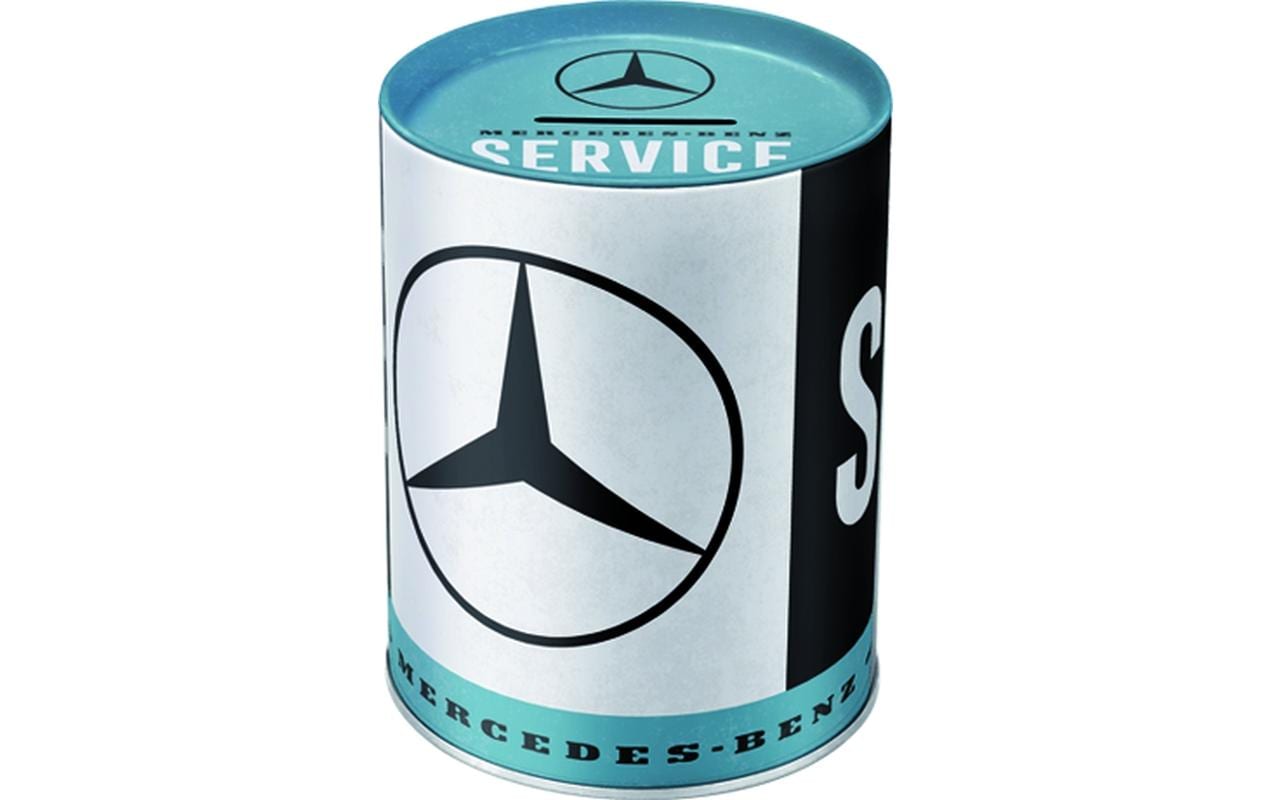 Nostalgic Art Spardose Mercedes Benz Serv. Metall, 10 x 13 cm (DxH)