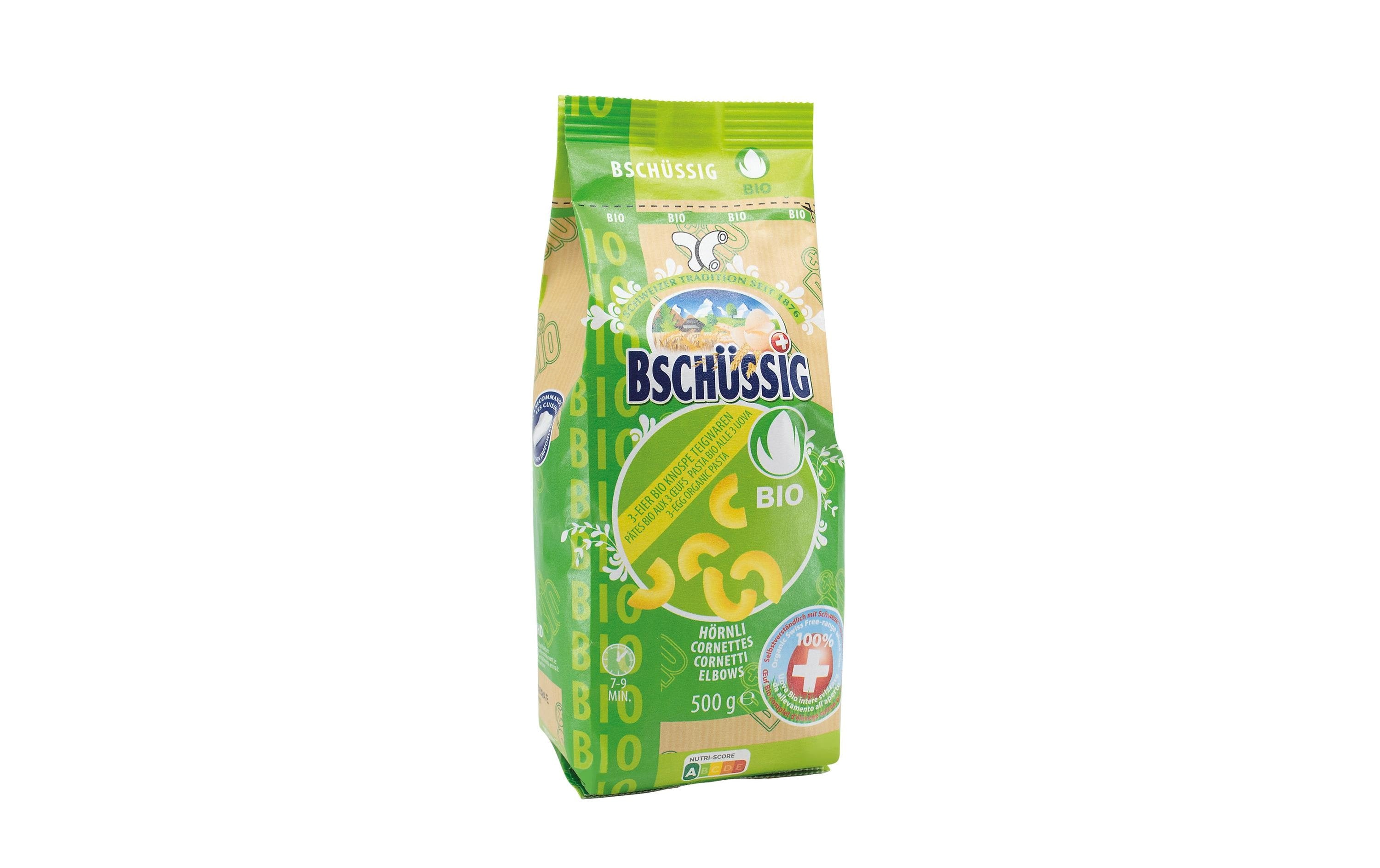 Bio Knospe Hörnli grob 3Ei (13.5%) 500 g