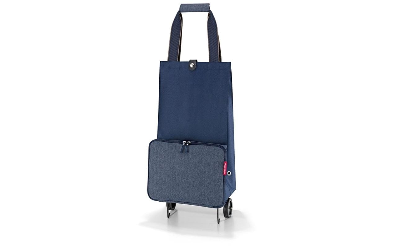 Reisenthel Einkaufstrolley foldabletrolley herringbone dark blue, 30l, 29 x 66 x 27 cm