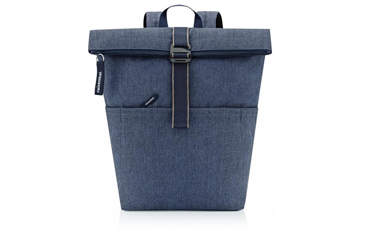 Reisenthel Rucksack allday backpack m herringbone dark blue, 15l, 30 x 39 x 13 cm