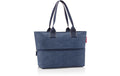 Reisenthel Schultertasche shopper e1 herringbone dark blue