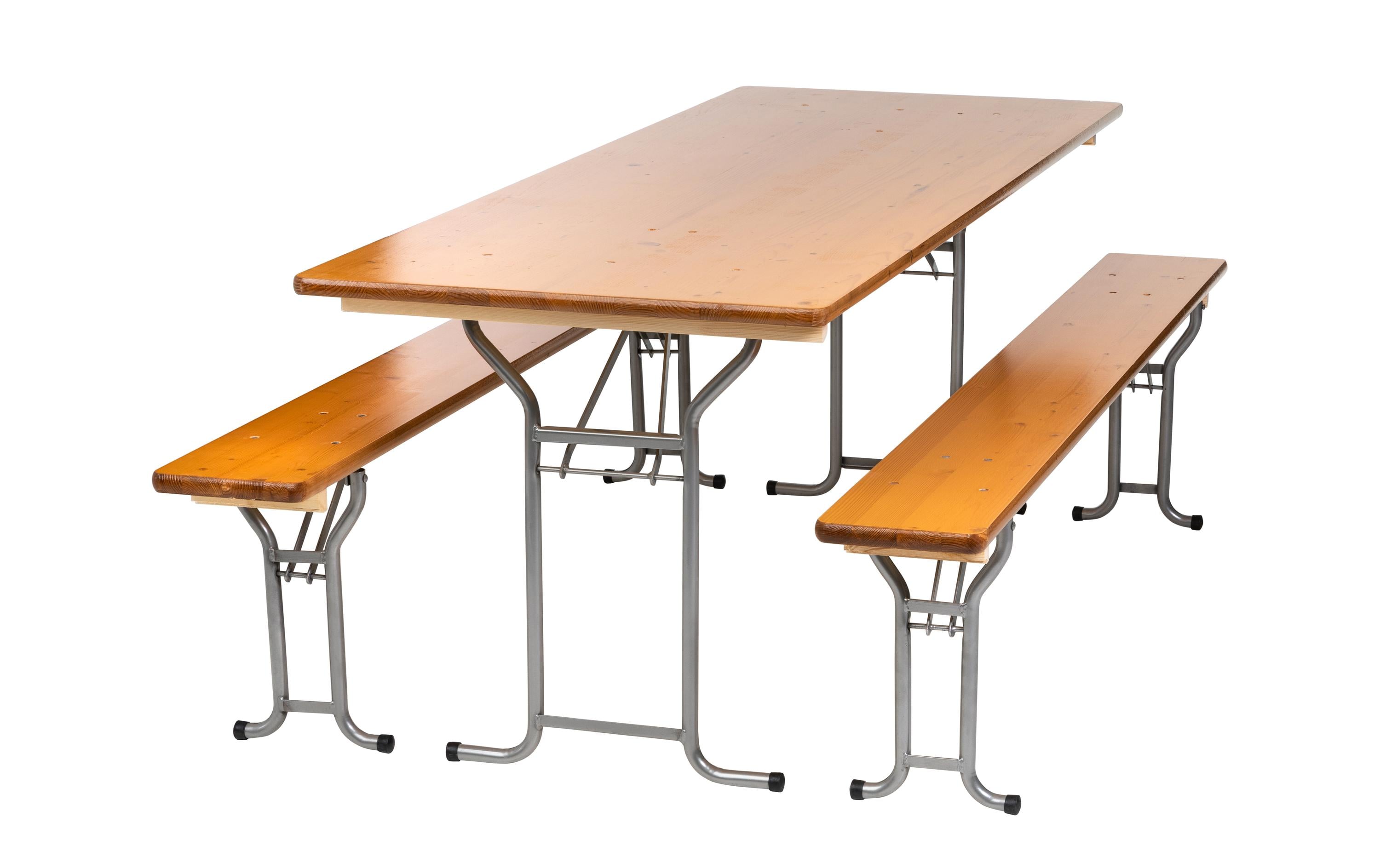 COCON Festbankgarnitur Rohrfuss 220 x 80 cm