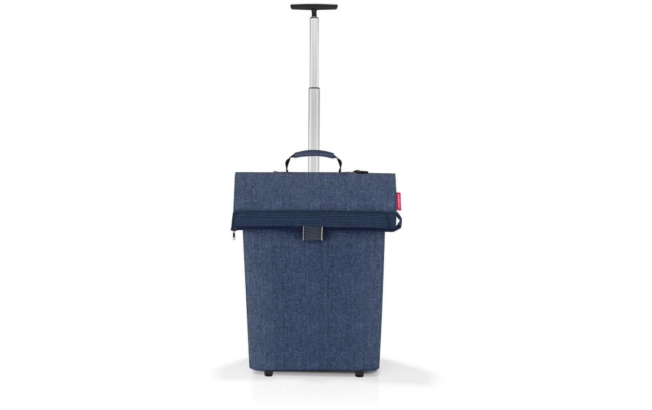 Reisenthel Einkaufsroller trolley M 43l herringbone dark blue, 43 x 53 x 21 cm