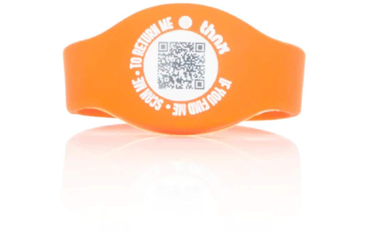 thnx tag SOS Armband Orange 1x SOS Armband