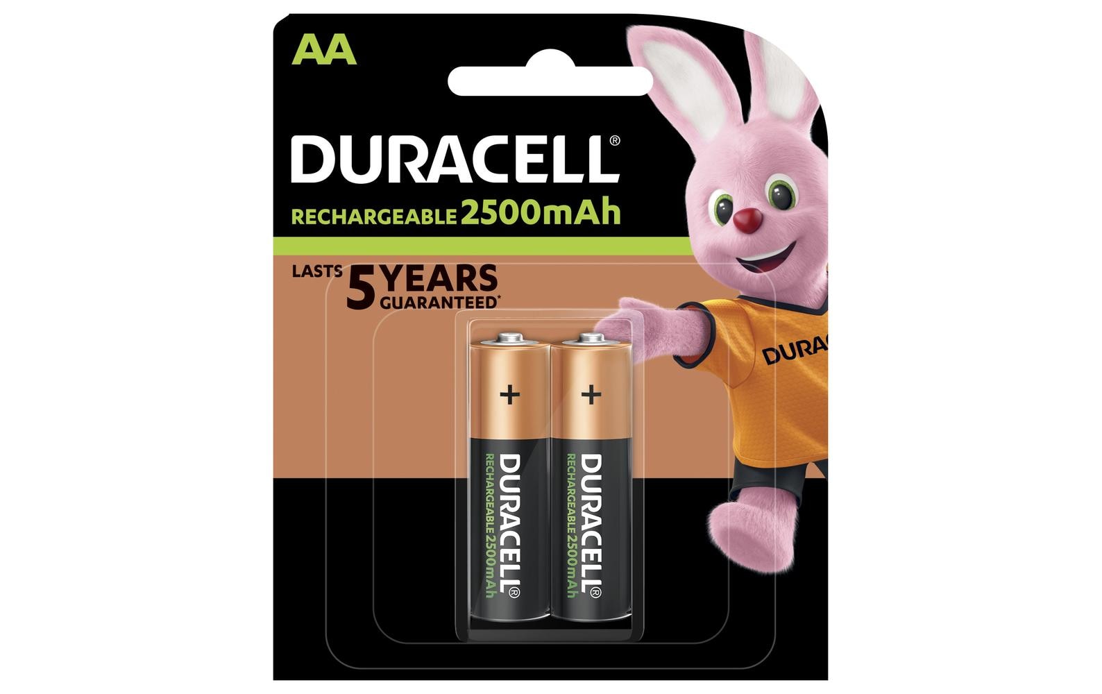 DURACELL Rechargeable AA, 2 Stk 2500 mAh, 2 Stück