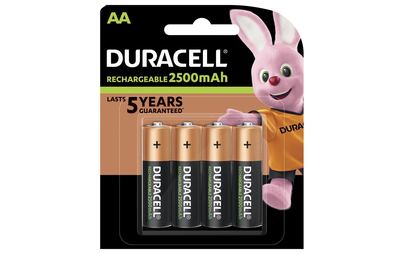 DURACELL Rechargeable AA, 4 Stk 2500 mAh, 4 Stück
