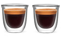 Bialetti Becher Firenze 80ml 2er Set Doppelwandig, 80ml, Borosilikatglas
