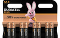 DURACELL Batterie Plus Power MN1500 AA 1,5 Volt, 8 Stück, LR6