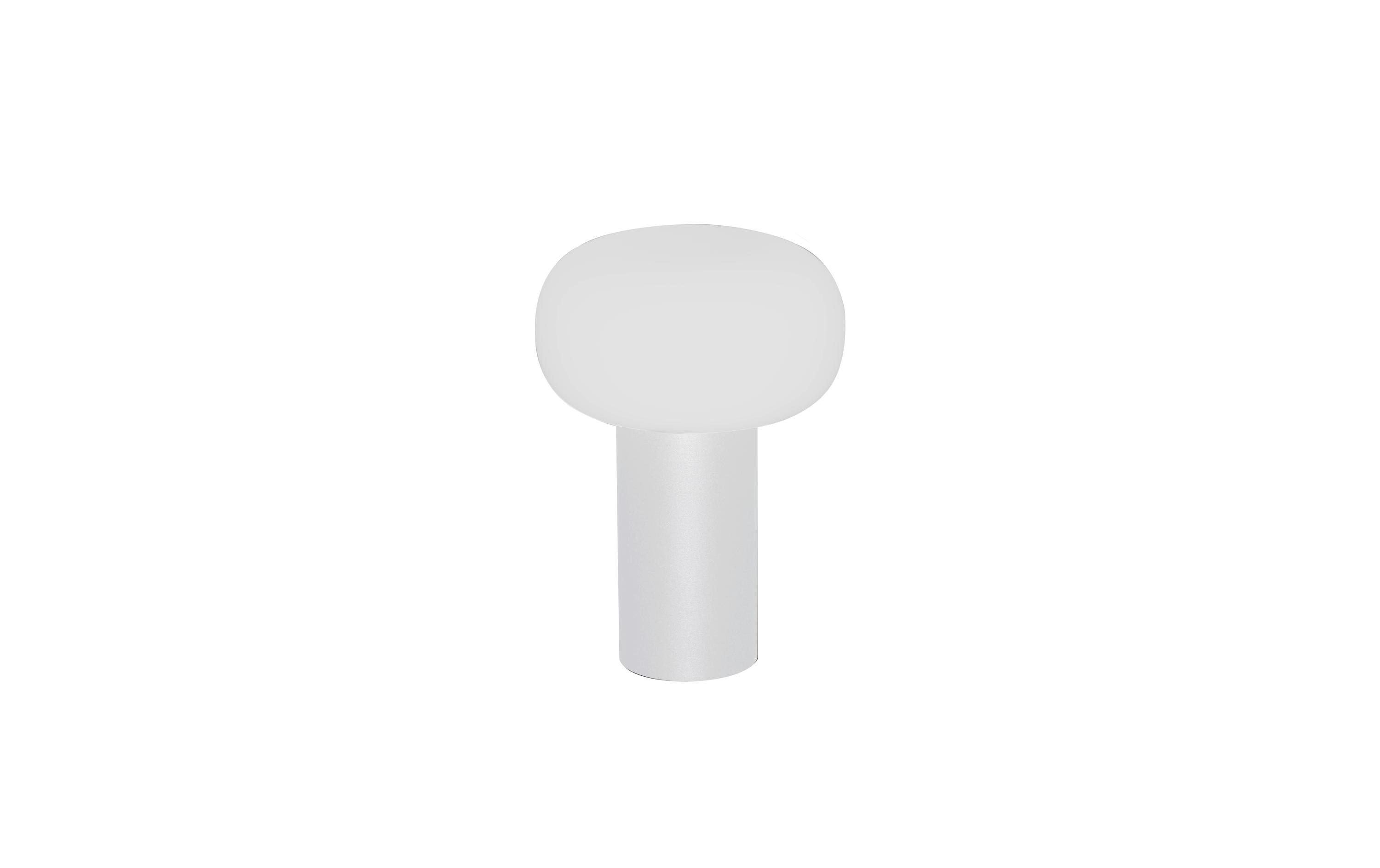 Konstsmide USB-Tischleuchte Antibes Weiss LED ww RGB, Akku, Dimmbar / IP54