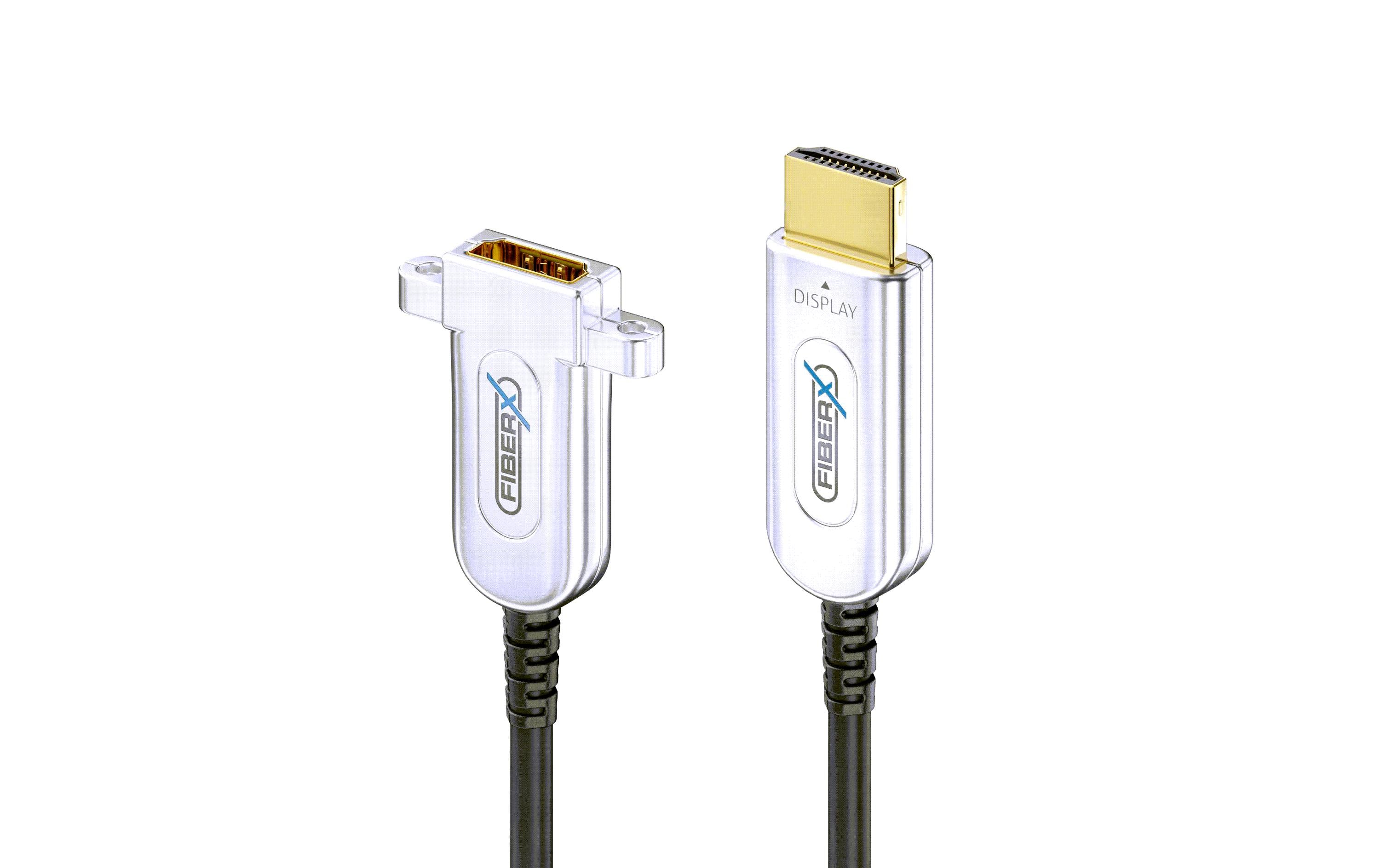 FiberX FX-I351-007 HDMI AOC Verlängerungskabel, 4k/60Hz, 7.5m
