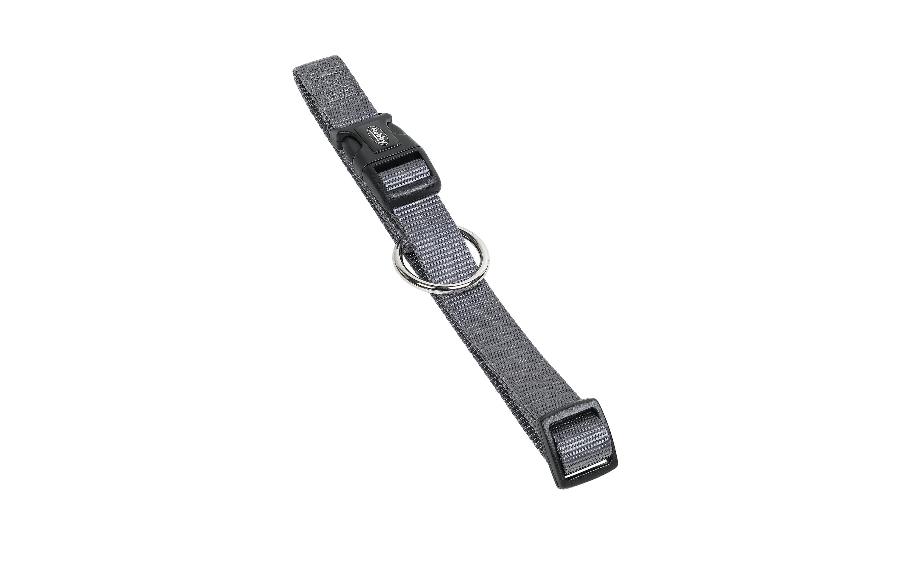 Nobby Halsband Classic mausgrau S L: 20-35 cm, B: 10mm