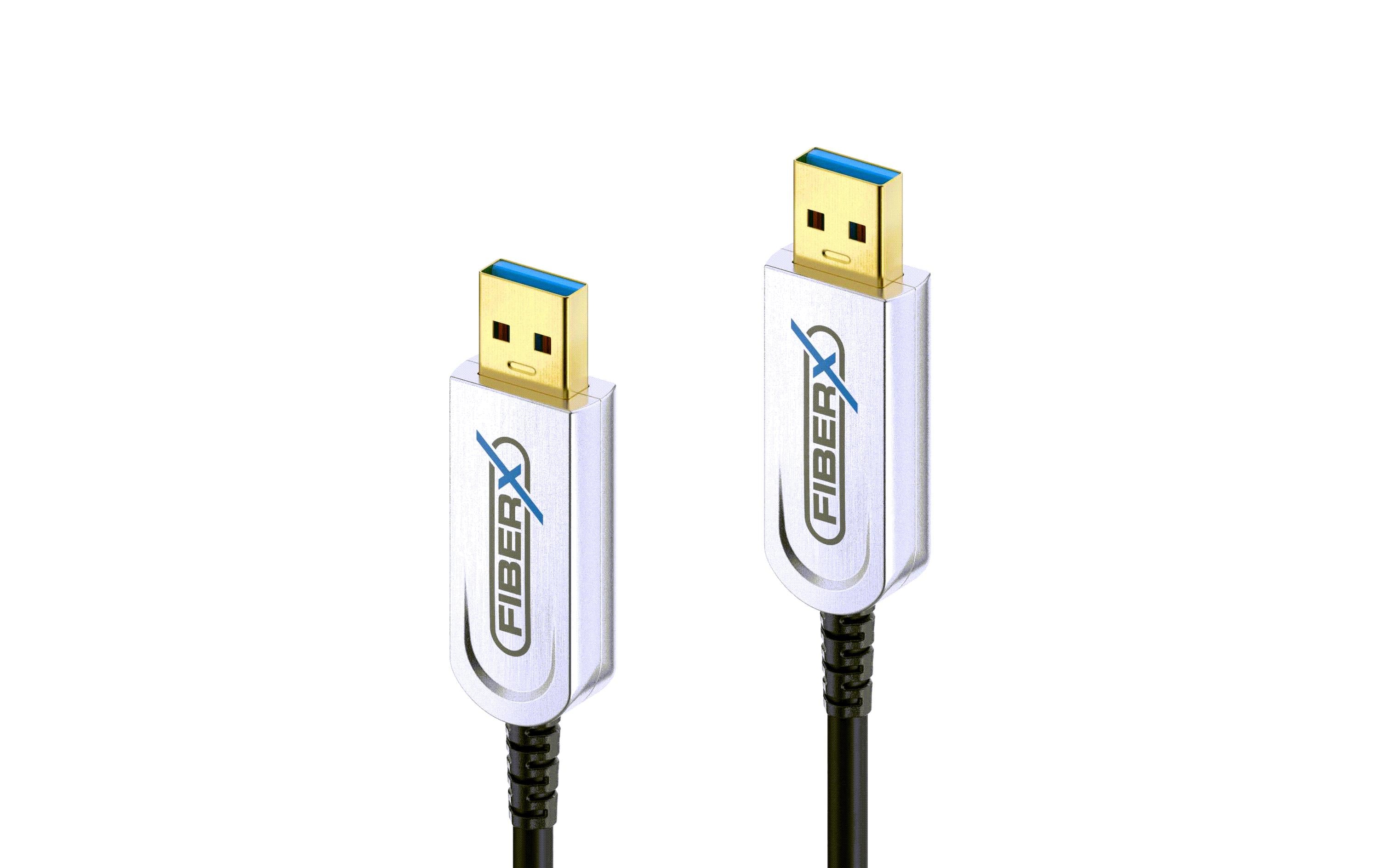 FiberX FX-I640-007 AOC Kabel, USB3.1, USB-A/USB-A, 7.5m