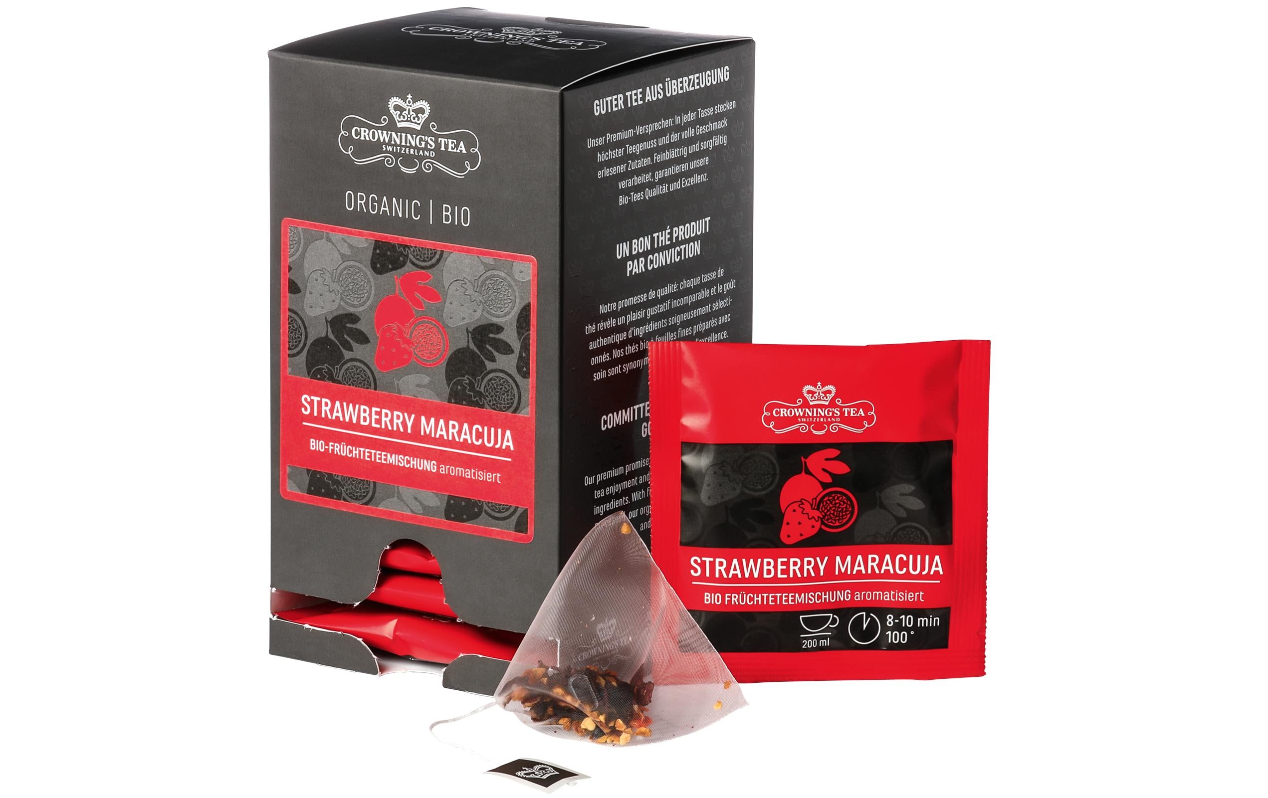 Teebeutel Bio Strawberry-Maracuja 15 Beutel