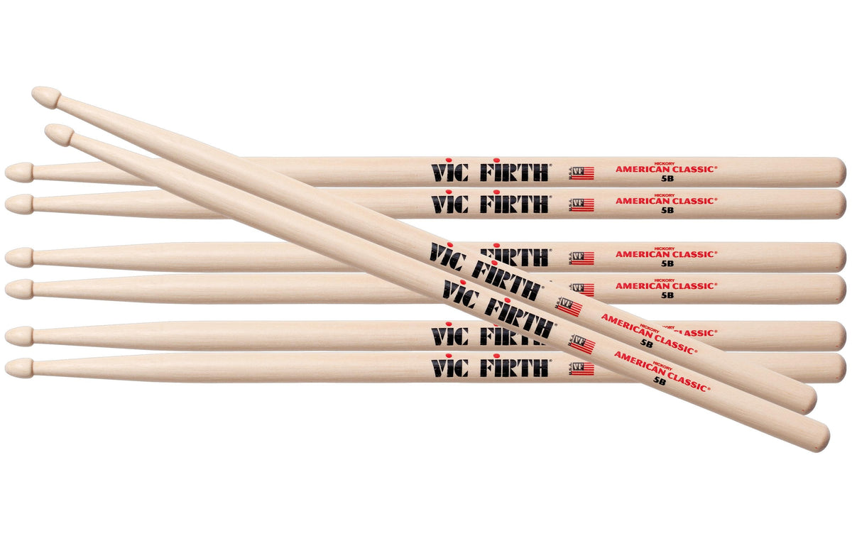 Vic Firth VF5B Value Pack Drum Sticks, 4 Paar, limited