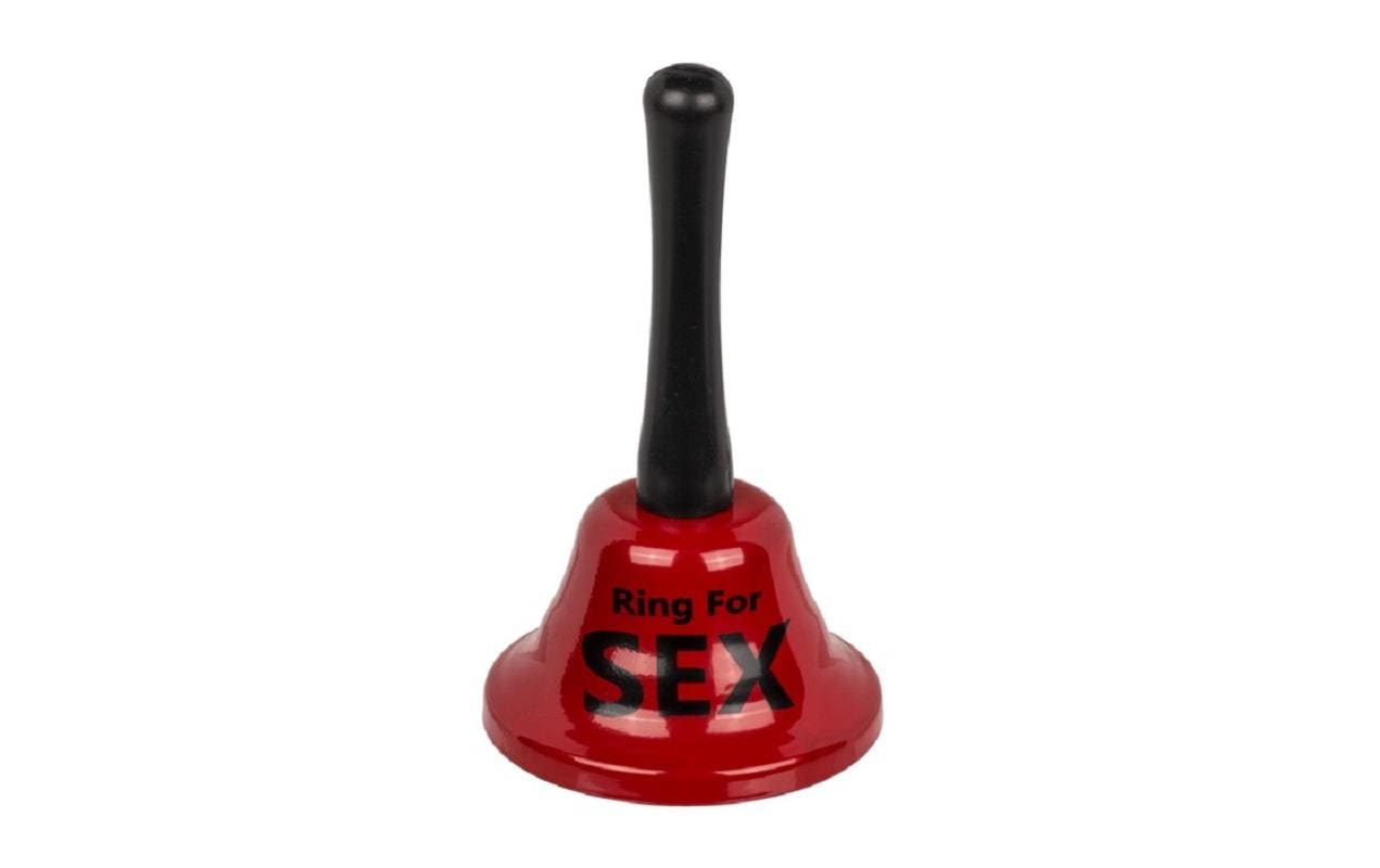 Out of the blue Glocke Ring for Sex H: 13cm, D: 7cm, rot