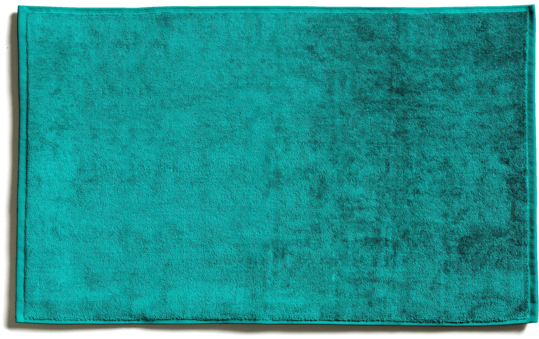 MÖVE Badteppich Bamboo Luxe 50x80cm, 50% Baumw./50% Viskose, ocean