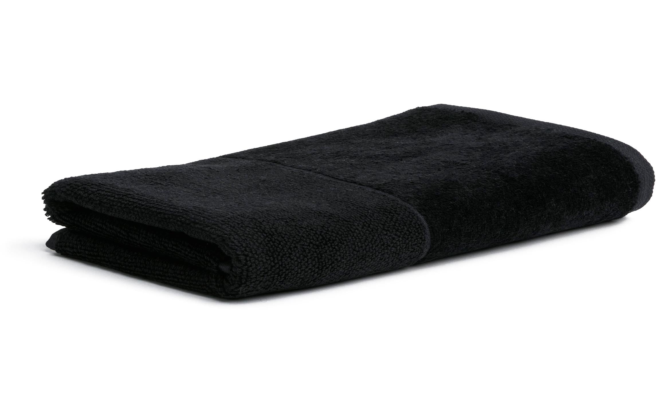 MÖVE Duschtuch Bamboo Luxe 80x150cm, 60% Baumw./40% Viskose, black