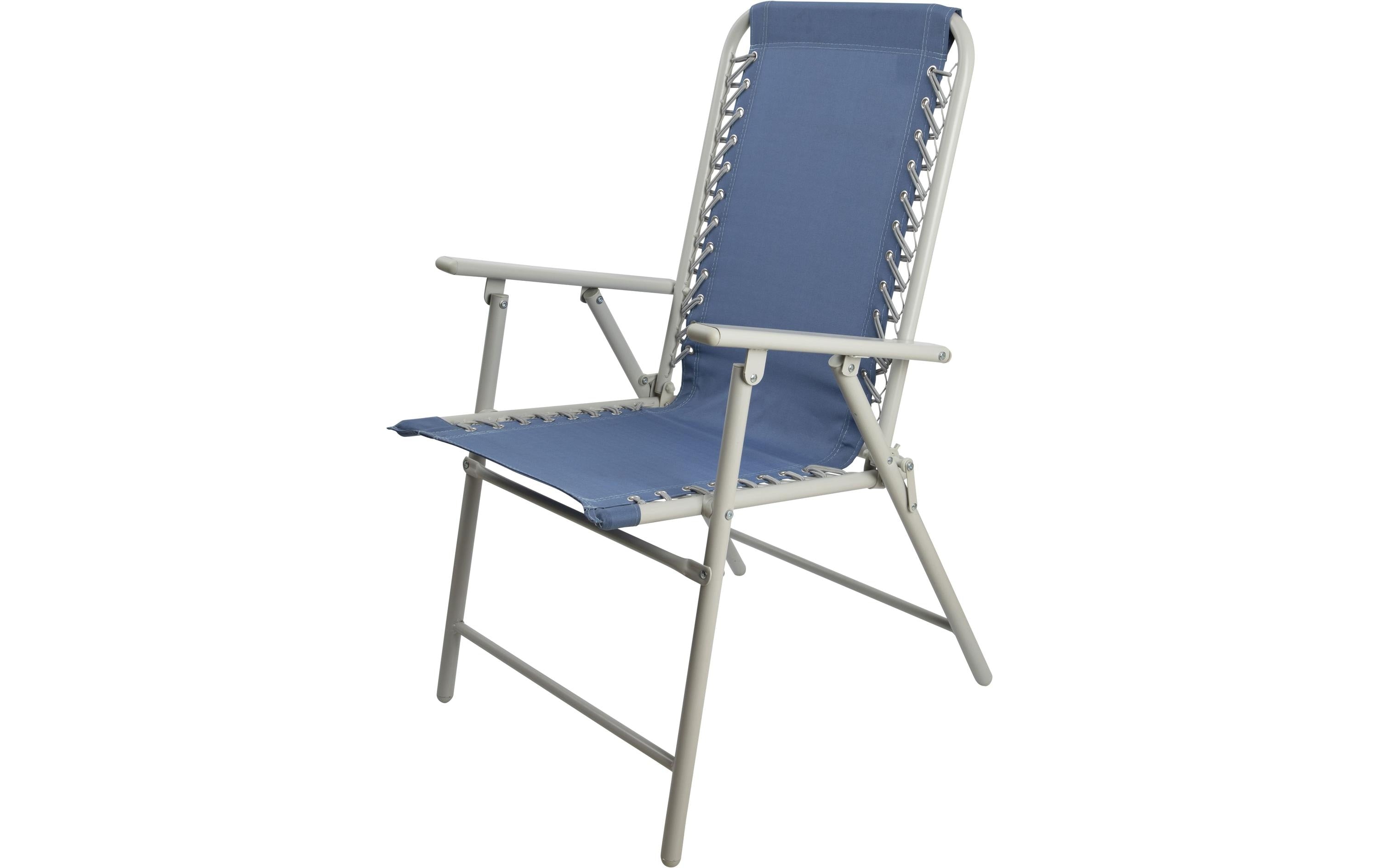 KOOR Campingstuhl comfort blau 56x65x95cm, 600D Polyester