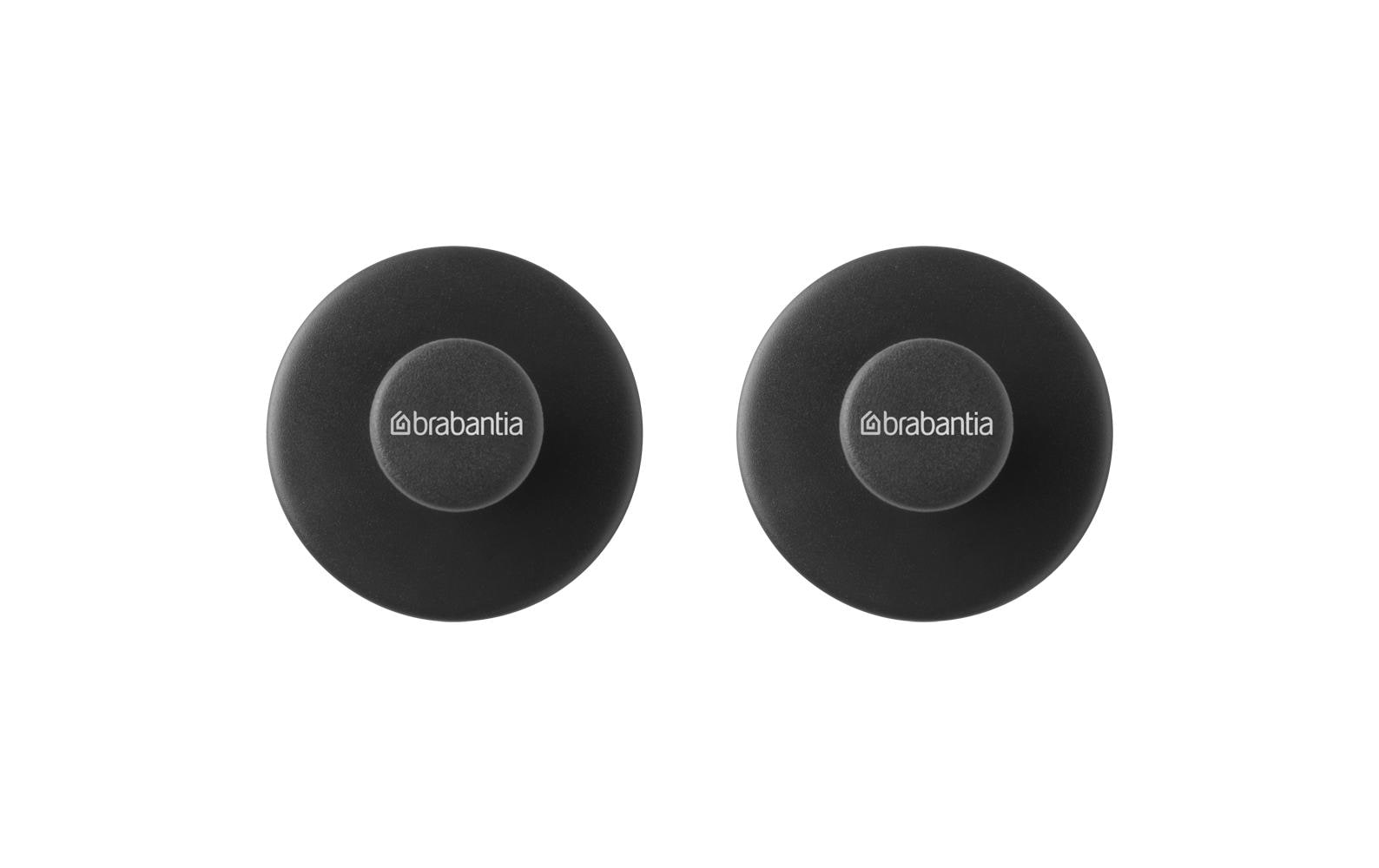Brabantia Handtuchhaken ReNew 2 Stück, Dark Grey