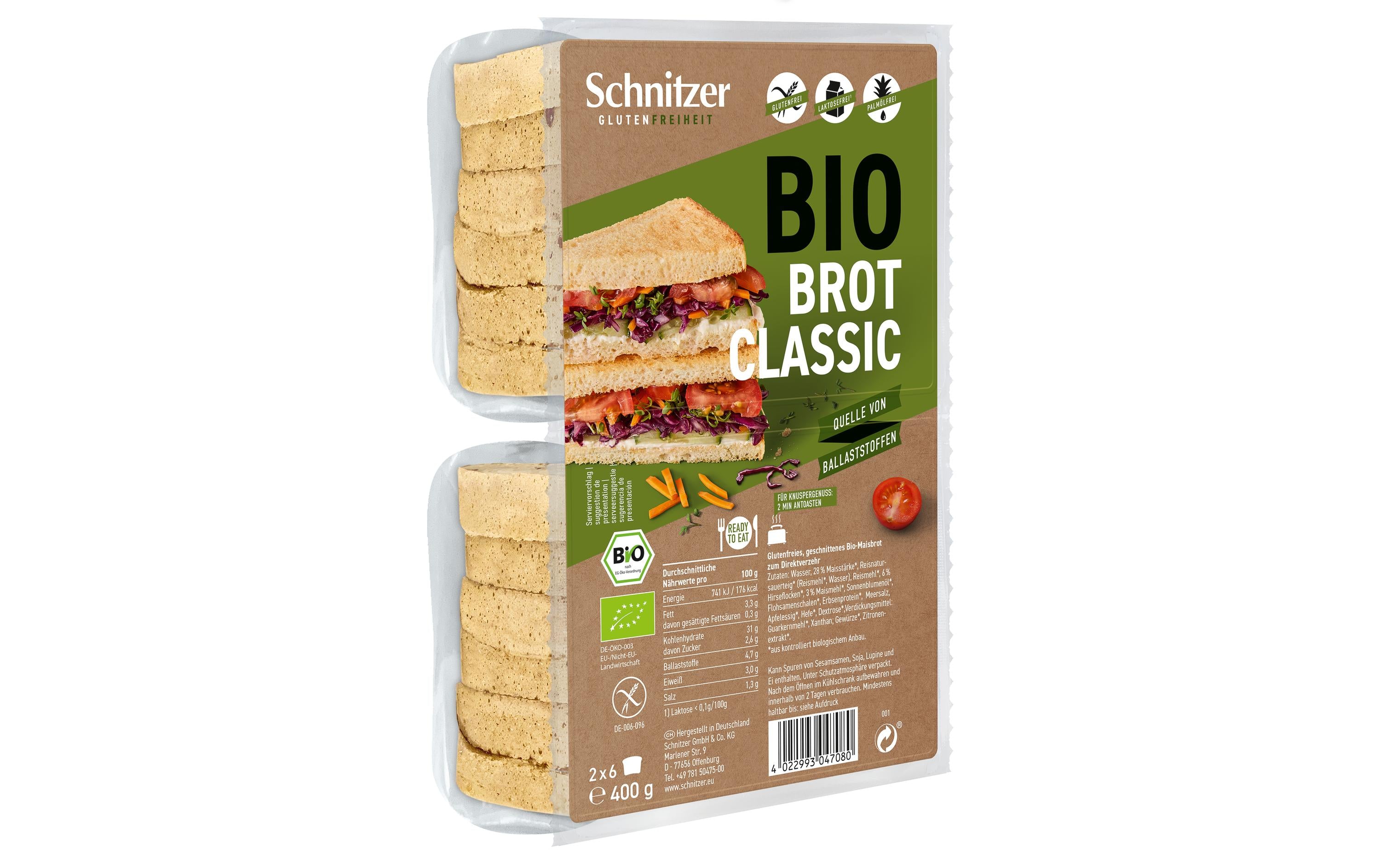 Schnitzer Bio Helles Schnittbrot 400g