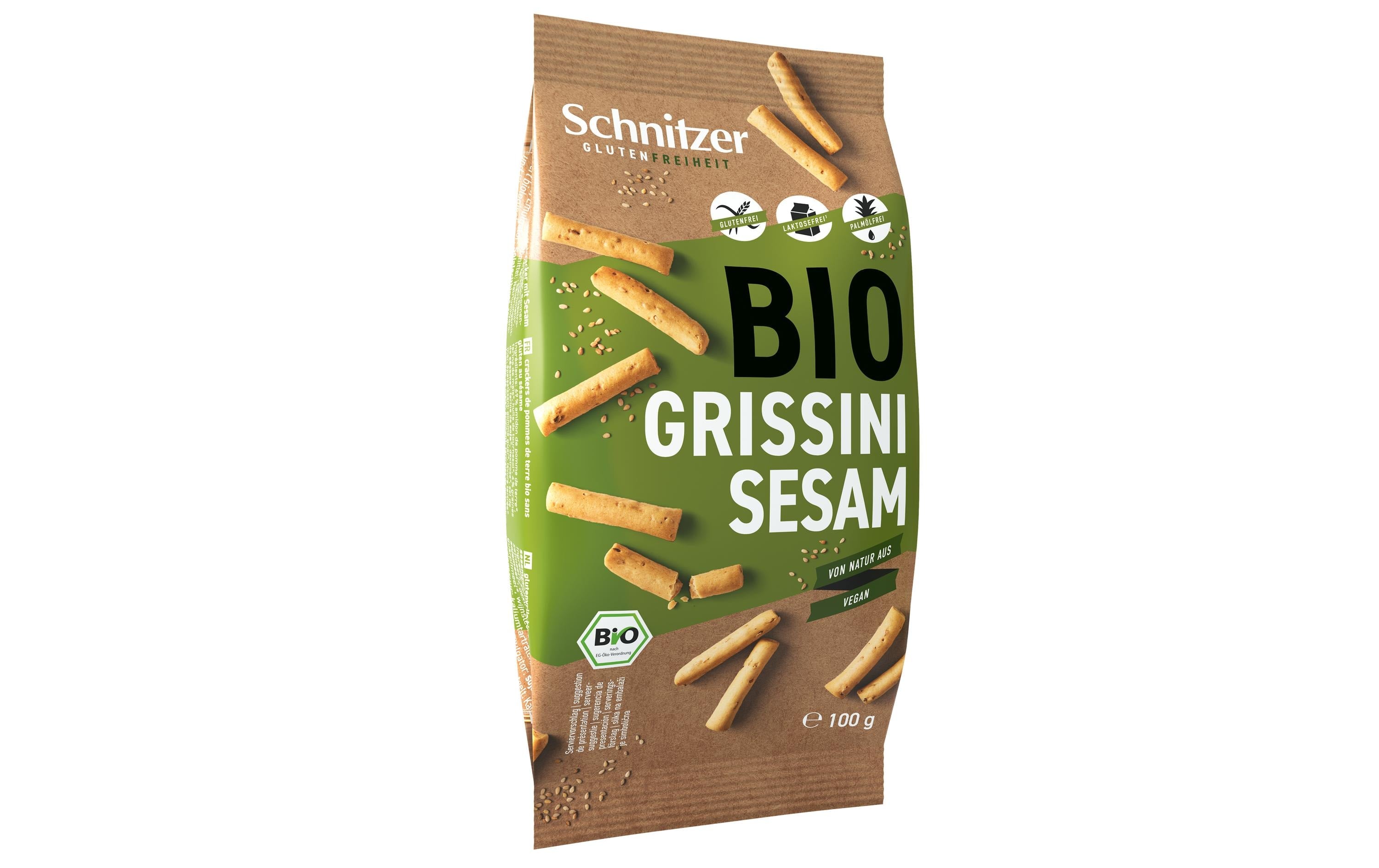 Bio Grissini mit Sesam gf 100g
