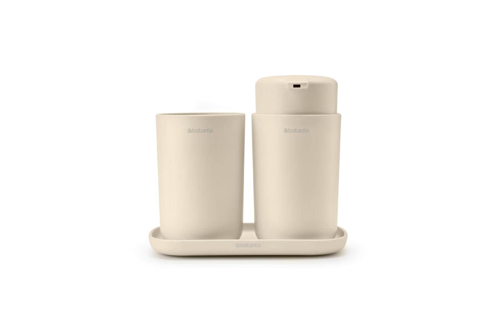 Brabantia Seifenspender ReNew Set Beige 3teilig