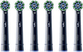 Oral-B Ersatzbürsten CrossAction 6er X-Filaments, schwarz, 6 Stück