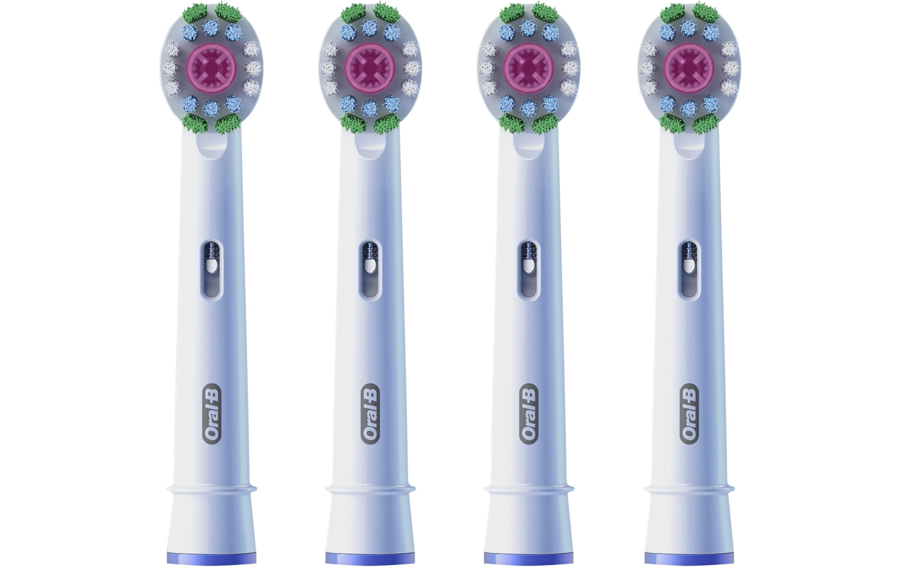 Oral-B Ersatzbürsten 3D White 4er X-Filaments, 4 Stück