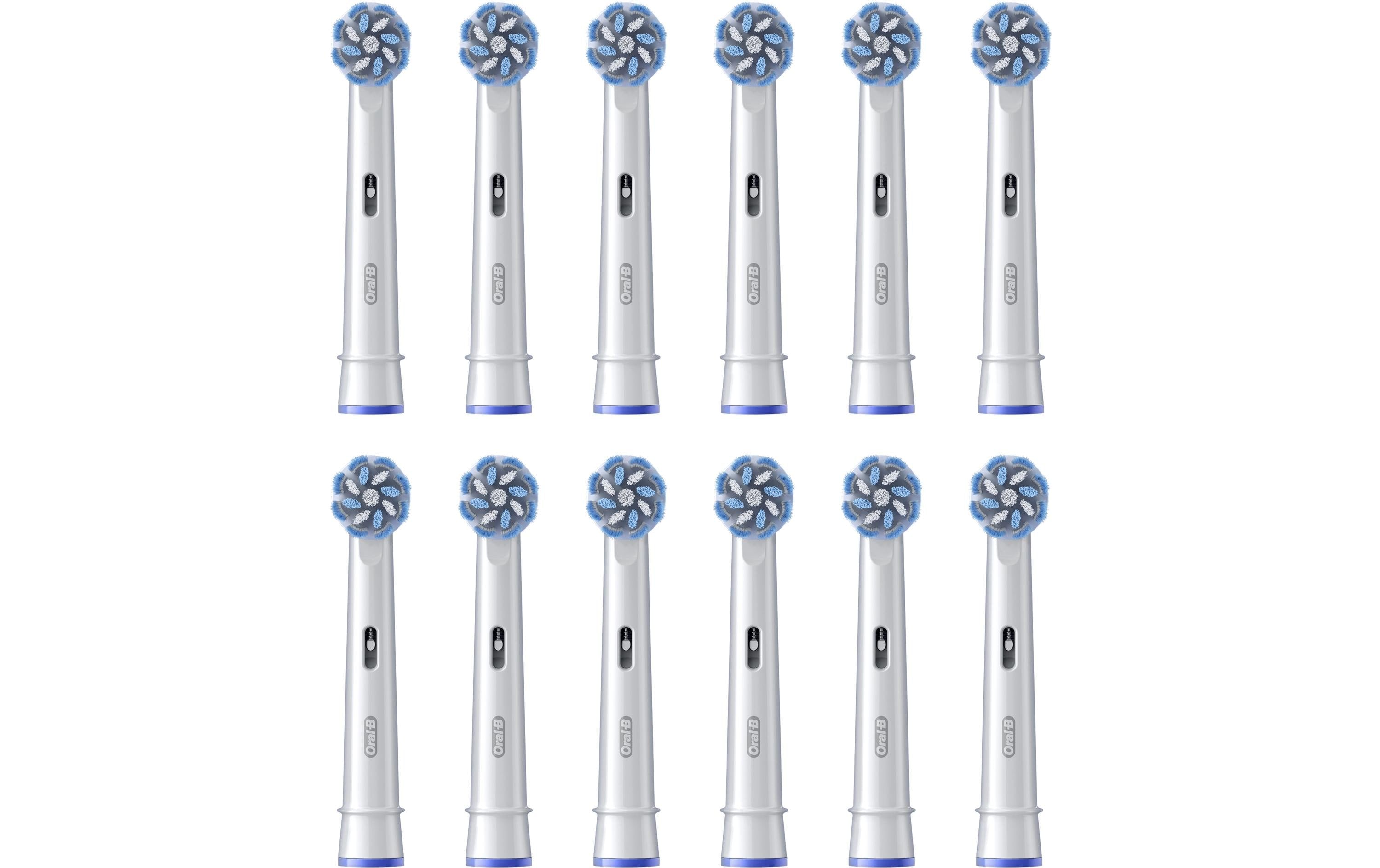 Oral-B Ersatzbürsten SensitiveClean 12er X-Filaments, weiss, 12 Stück