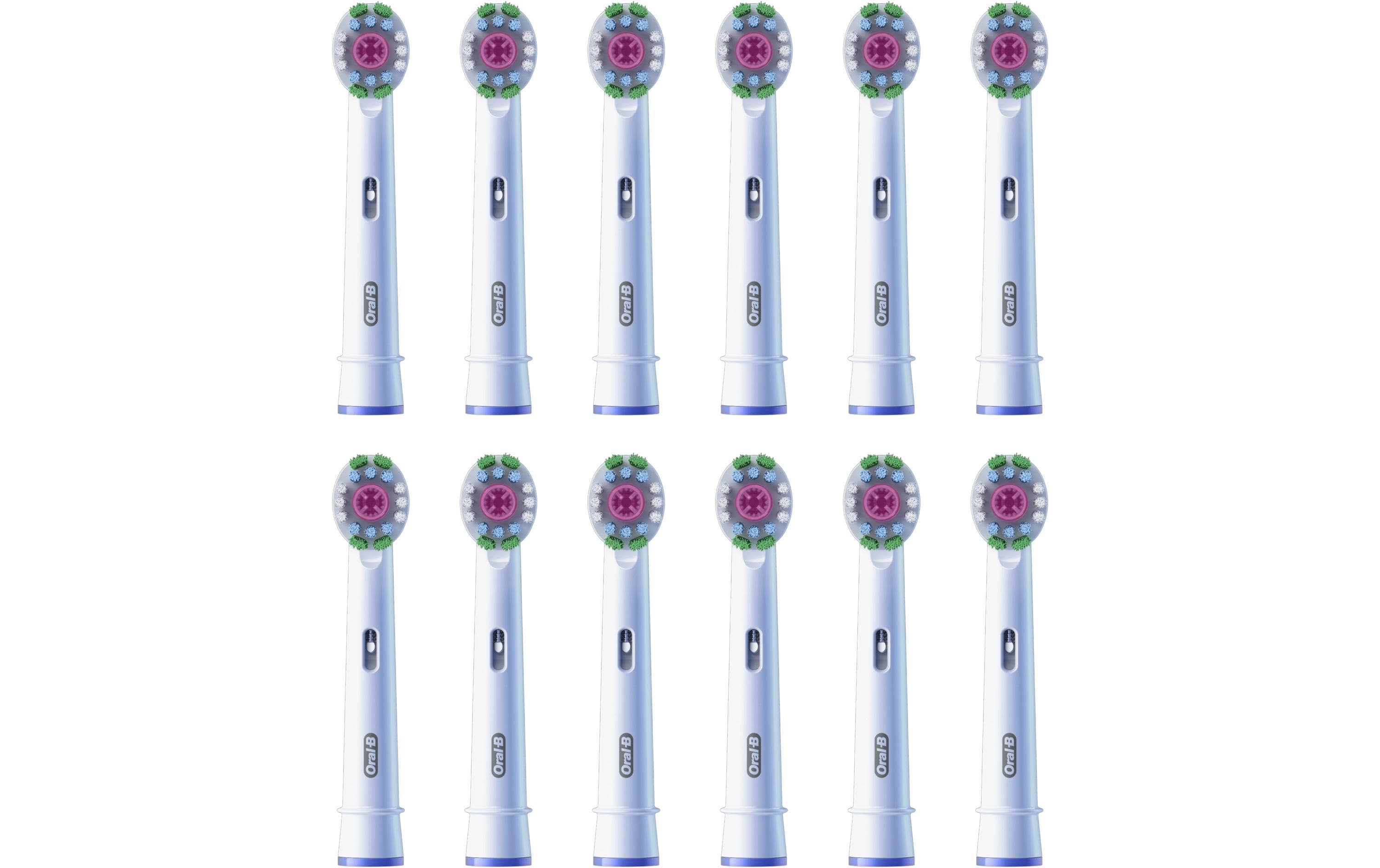 Oral-B Ersatzbürsten 3D White 12er X-Filaments, 12 Stück