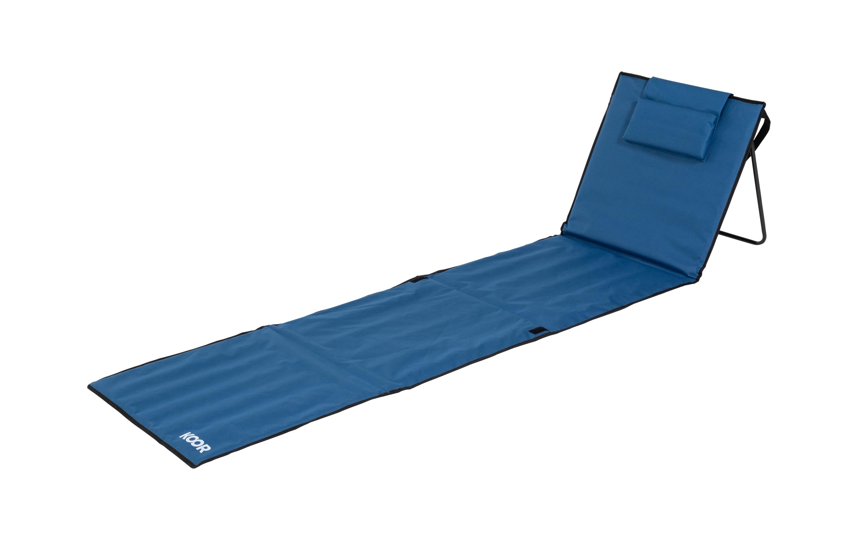 KOOR Strandmatte Calma Blau Blau, 220cm länge, 55cm breite