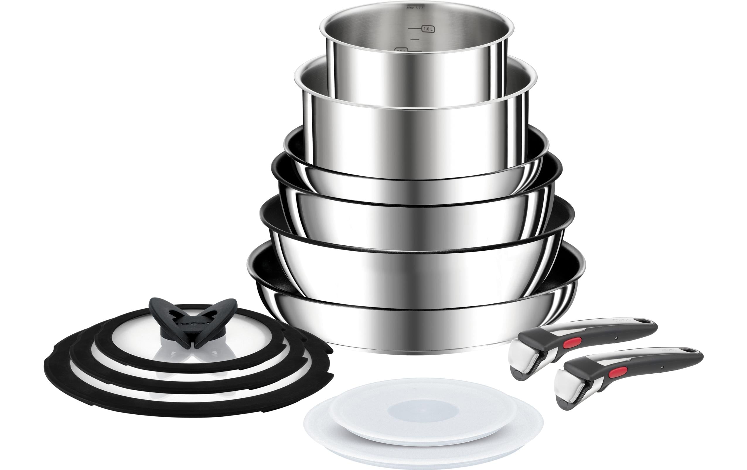 Tefal Topfset Ingenio Preference On Set 13-teilig, Edelstahl