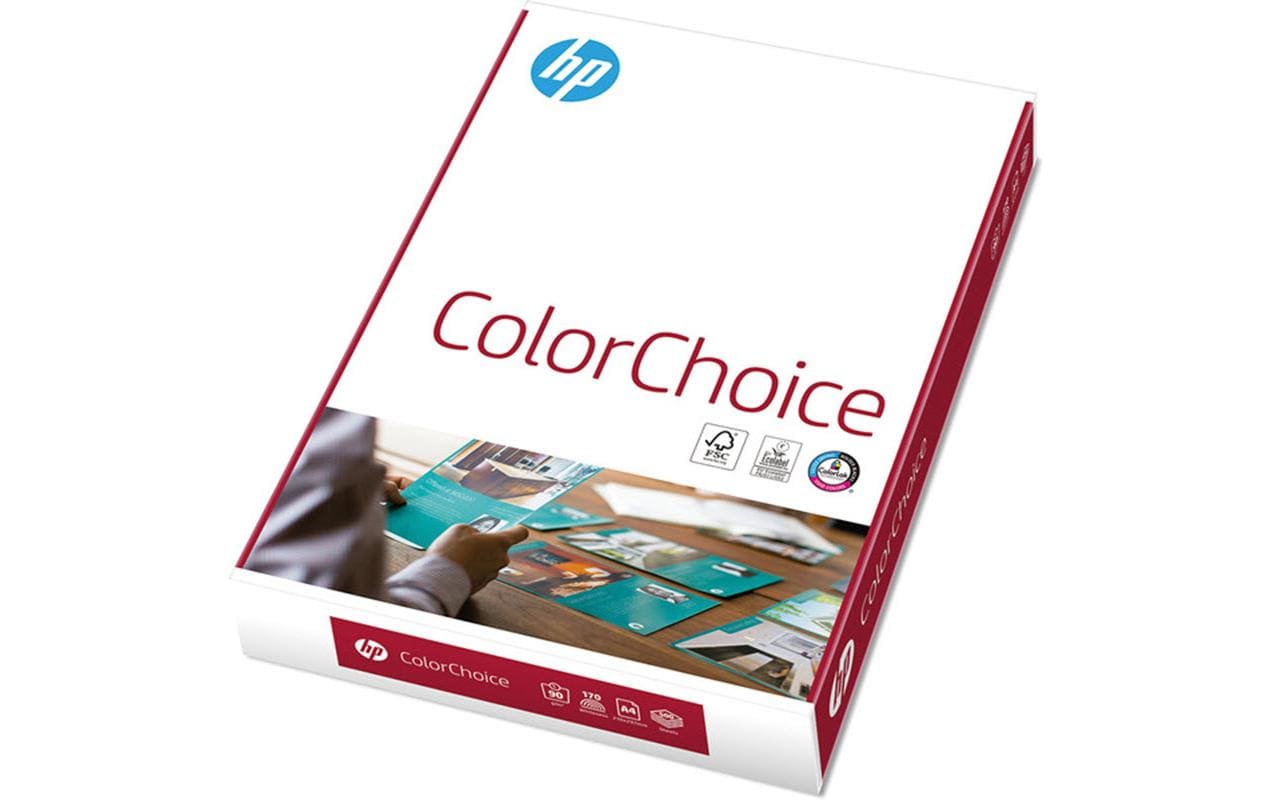 HP ColorChoice Papier A4, 500 Blatt 100g/m2 f. Laser Jet Drucker