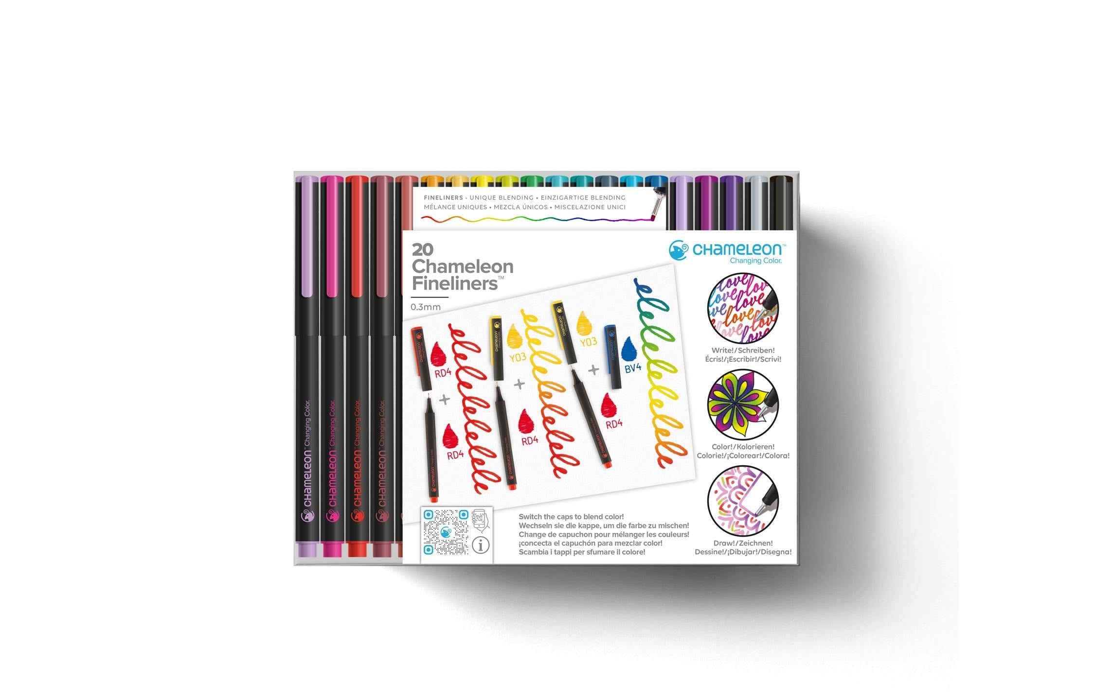 Chameleon Fineliner Set 20 Stück